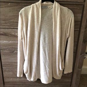 Thin cream cardigan